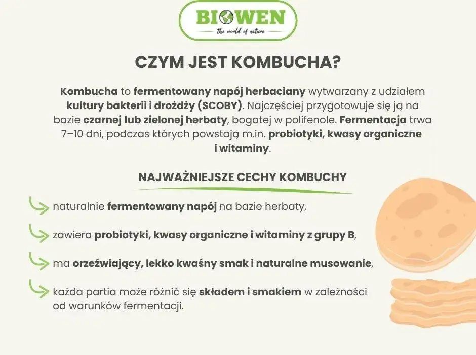 Kombucha: Ile może stać? Przechowywanie, świeżość i oznaki zepsucia