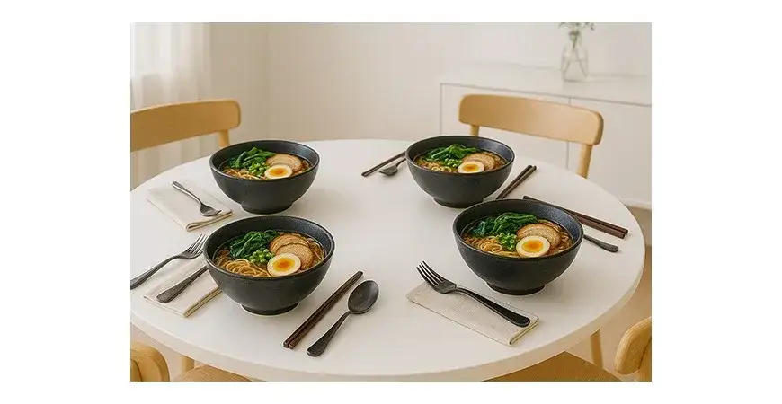 składniki ramen miska