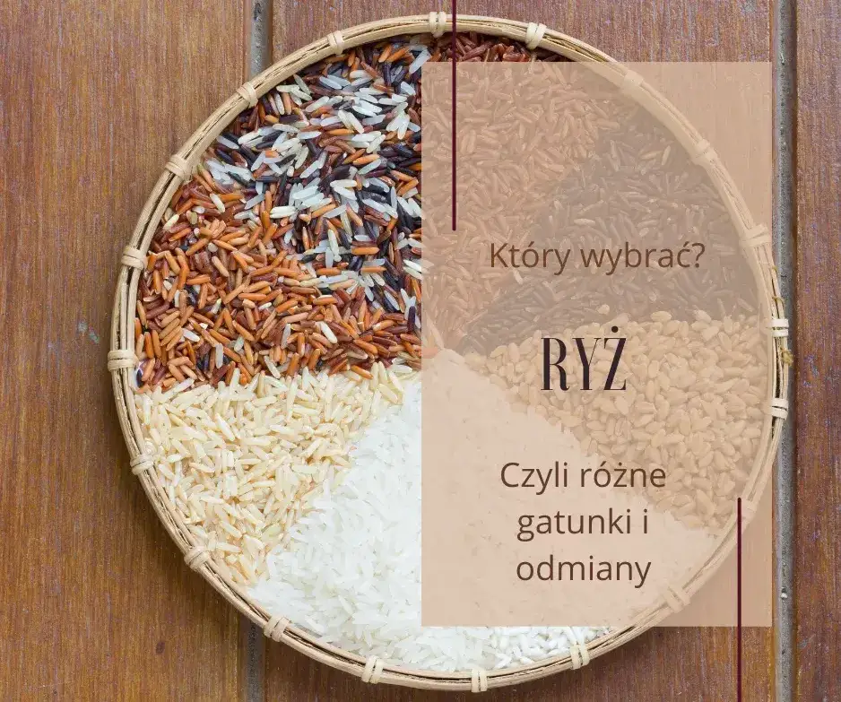 różne rodzaje ryżu basmati jaśminowy brązowy
